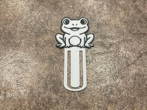 frog bookmark