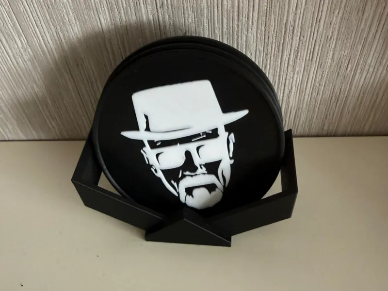 Breaking Bad Heisenberg Untersetzer mit Halter