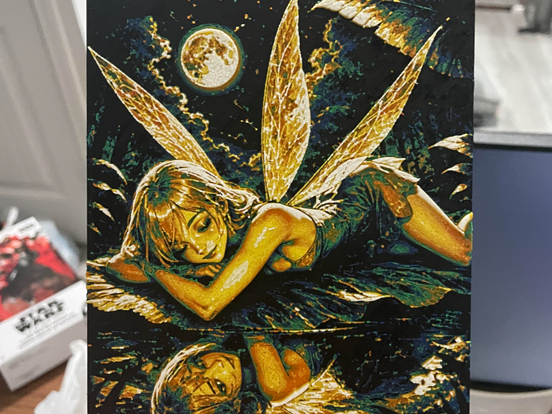 Tink by the Water in Color Hueforge