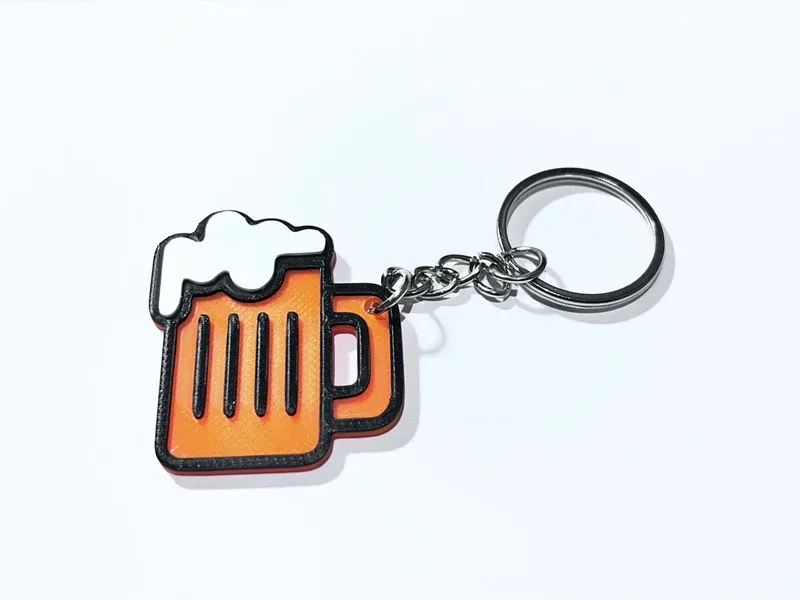 Beer keychain