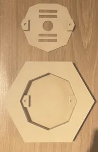 Support médaille hexagonal — photo 3