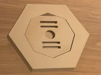 Support médaille hexagonal — photo 1
