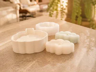 Cloud Candle mold