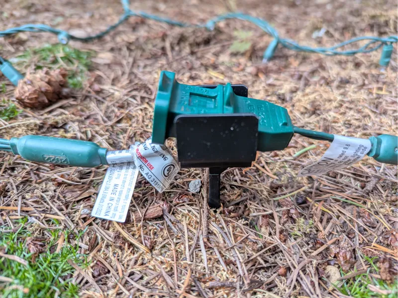 Christmas Light Plug Riser