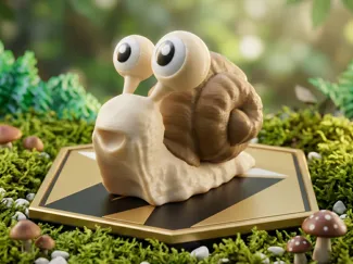 Snail Buddy - Cute Figure & Desk Toy