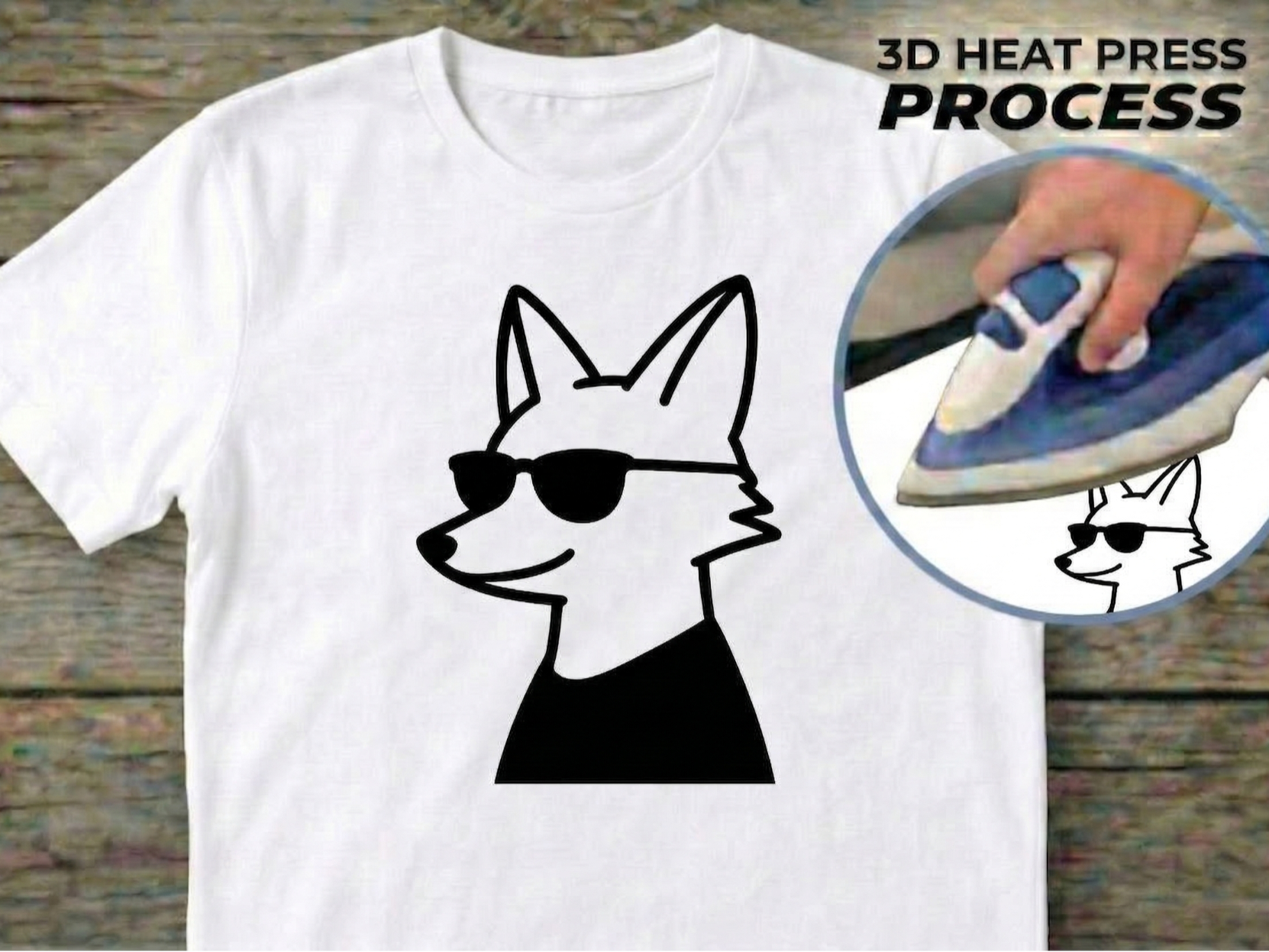 T-shirt Print - Fox