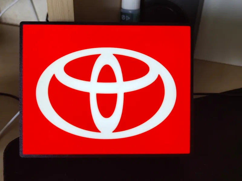 TOYOTA lightbox CMYK LED BacklightBoard compatible