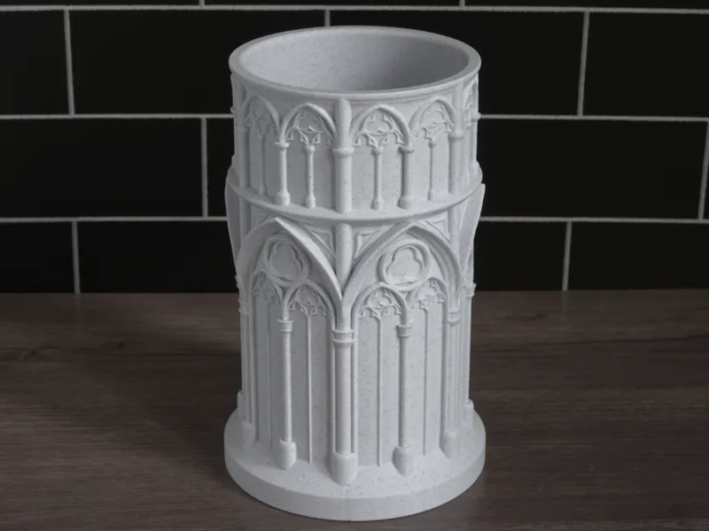 Gothic bucket Vase