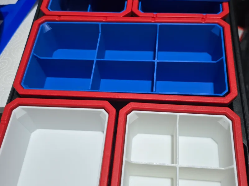 Milwaukee packout organizer tubs dividers shallow