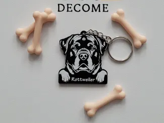 Rottweiler keychain
