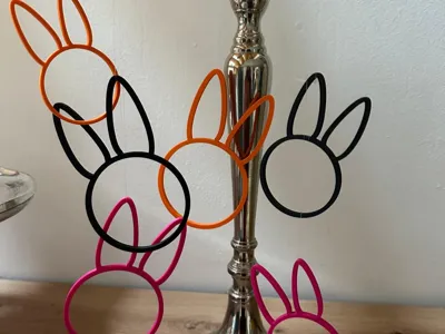 Easter Bunny Outline filigree 