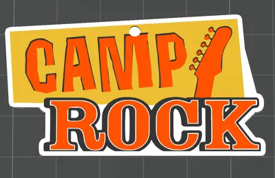 CampRock key ring