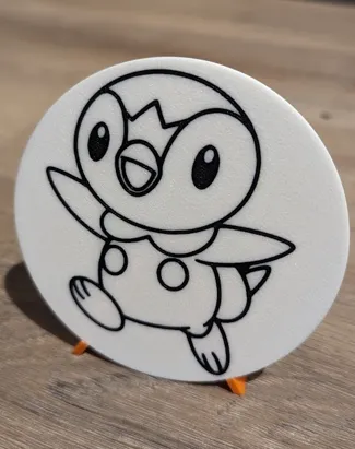 piplup - coaster 