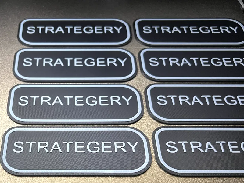 Strategery morale sign patch
