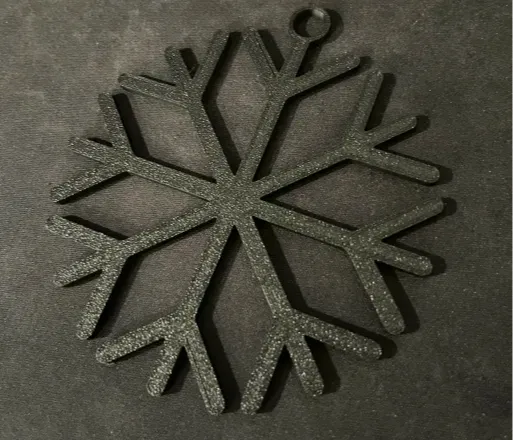 Snowflake Christmas Ornament/Keychain (Under 10g)