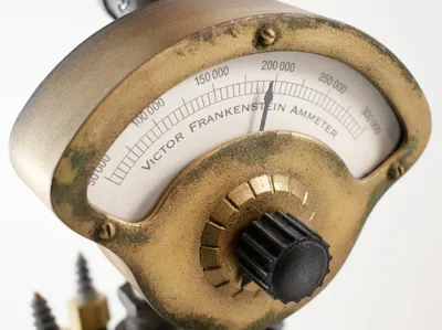 Steampunk Ammeter