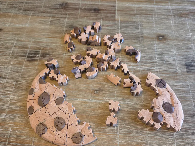 Chocolate chip cookie puzzle