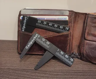 Calipocket Geldbeutel Messschieber