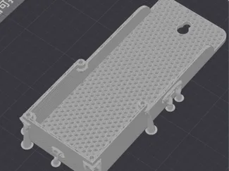 中兴 ZTE u60 pro 散热挂架 80mm风扇前吹