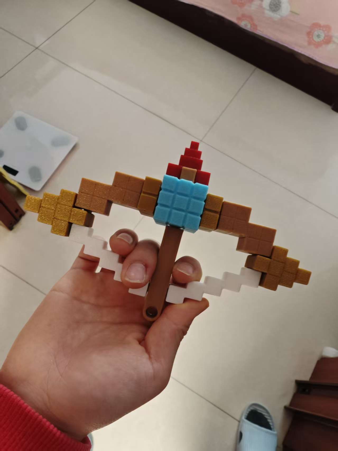 Miniatura 2 do modelo 3D 我的世界弓箭拆件分色版