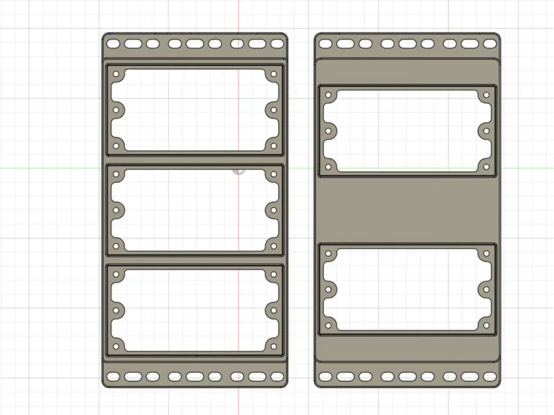 Dual and Triple SFX PSU 10 Inch Rack  Panel