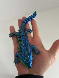 Dragon flexible articulé, porte-clés — photo 3