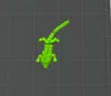 0.12mm layer, 2 walls, 15% infill, Small Dragon KeyChain