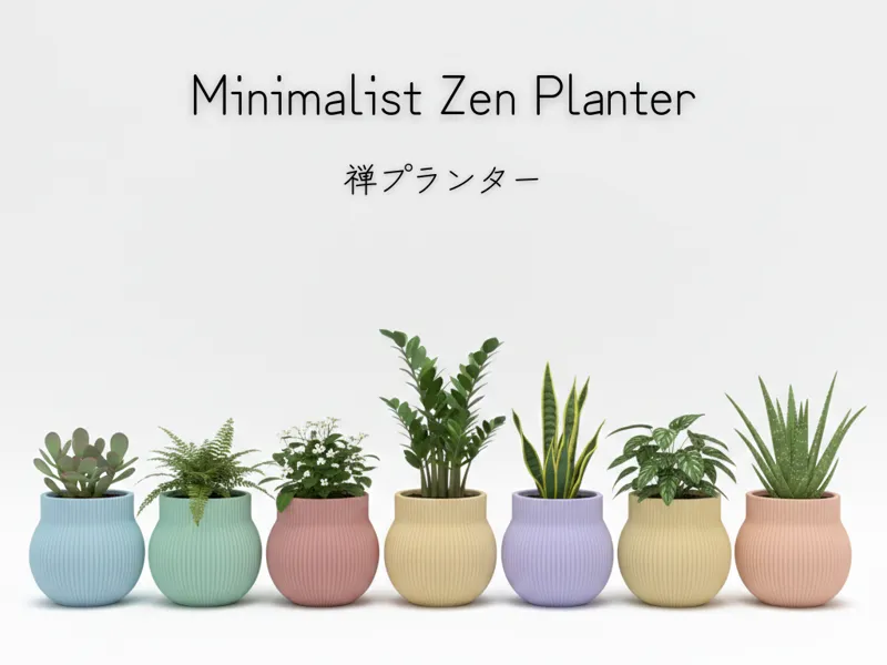 Minimalist Zen Planter