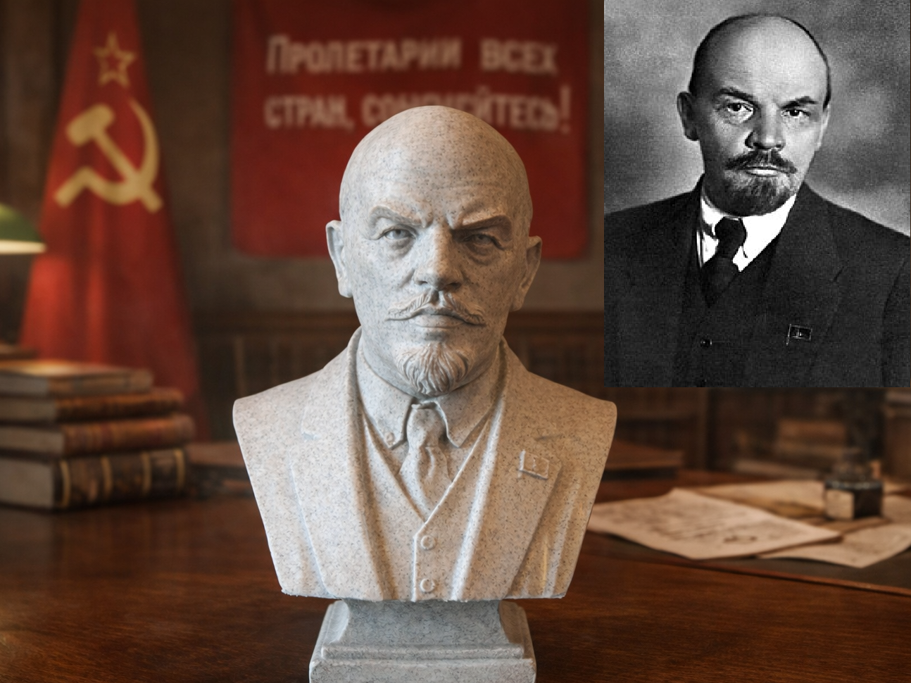 Vladimir Ilyich Ulyanov — Lenin — Bust