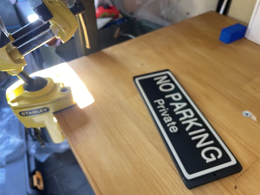 Customizable Rugged Sign - Free 3D Print Model - MakerWorld