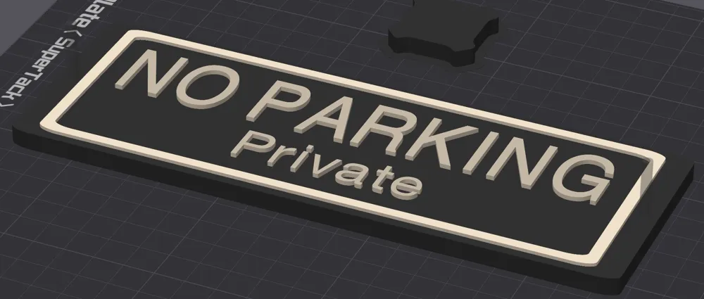Customizable Rugged Sign - Free 3D Print Model - MakerWorld