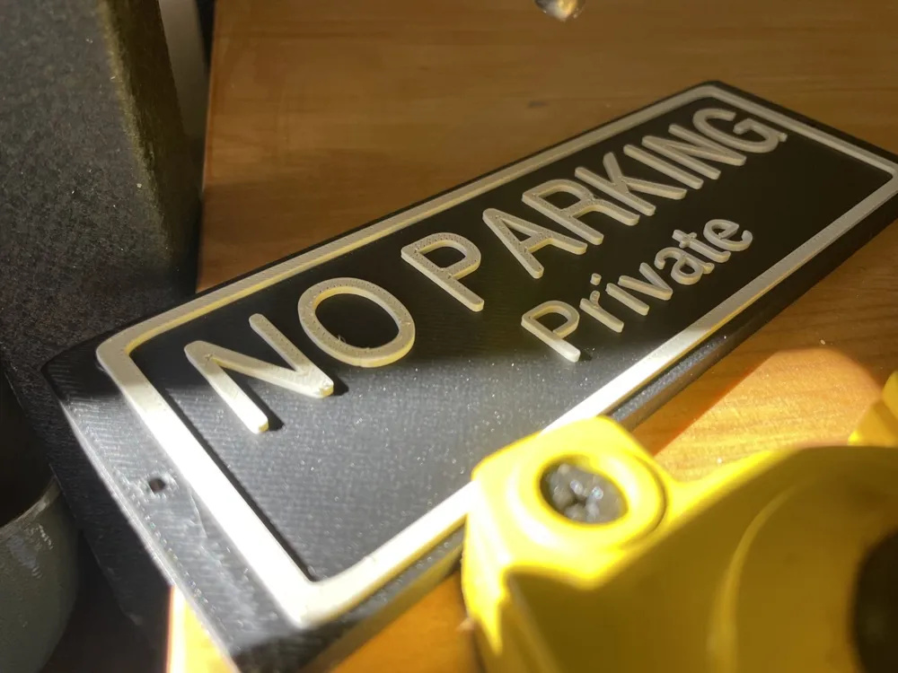 Customizable Rugged Sign - Free 3D Print Model - MakerWorld