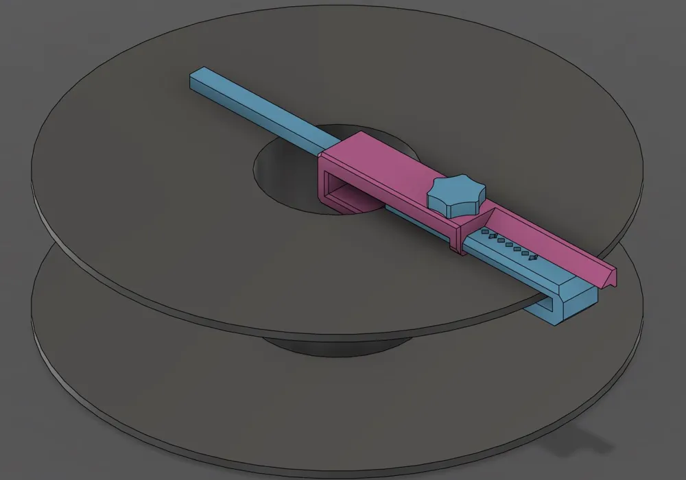 Filament Ruler Filament Roll Ruler by Grove3D MakerWorld: Download Free 3D Models
