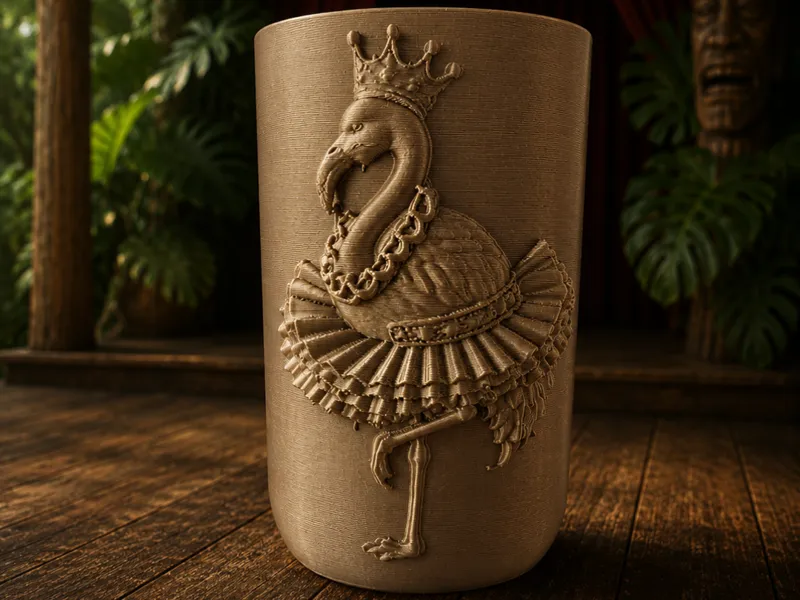 Flamingo Planter