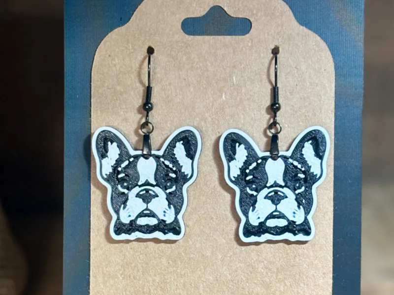 Frenchie Earrings
