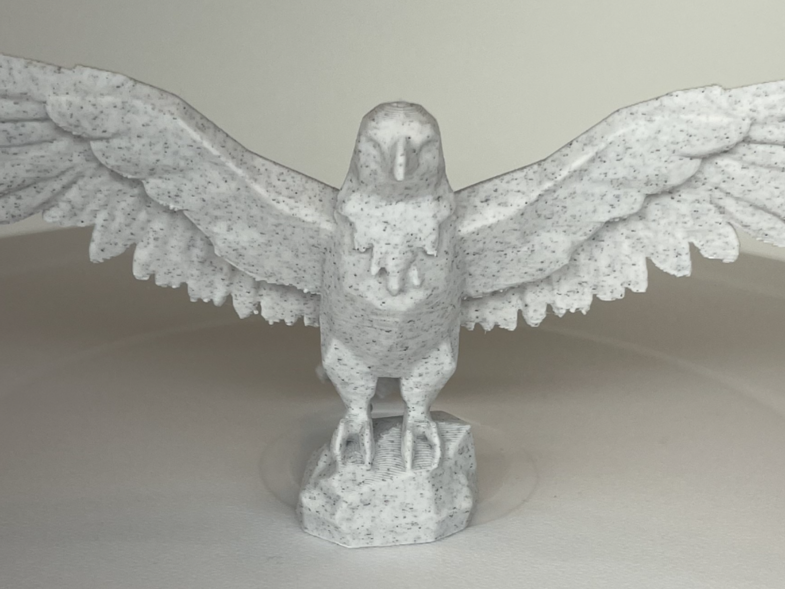 Majestic Low Poly Bald Eagle: Spread Wings Version