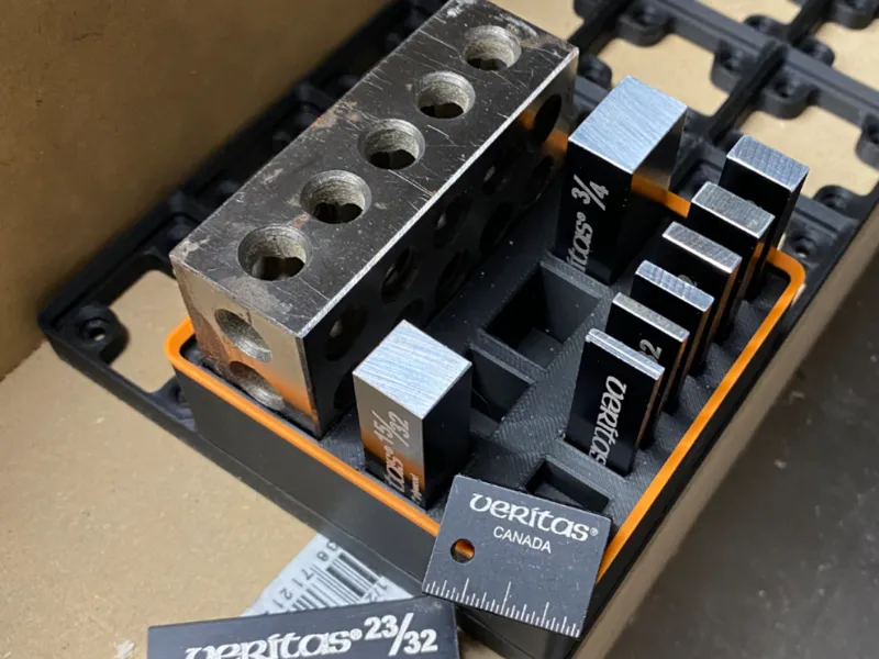 Veritas Imperial Setup Block tray - Gridfinity