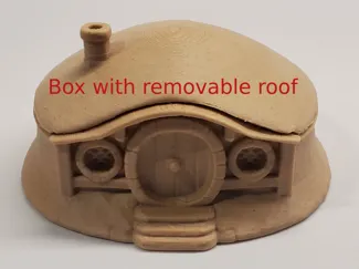 Hobbit House Box with Removable Roof