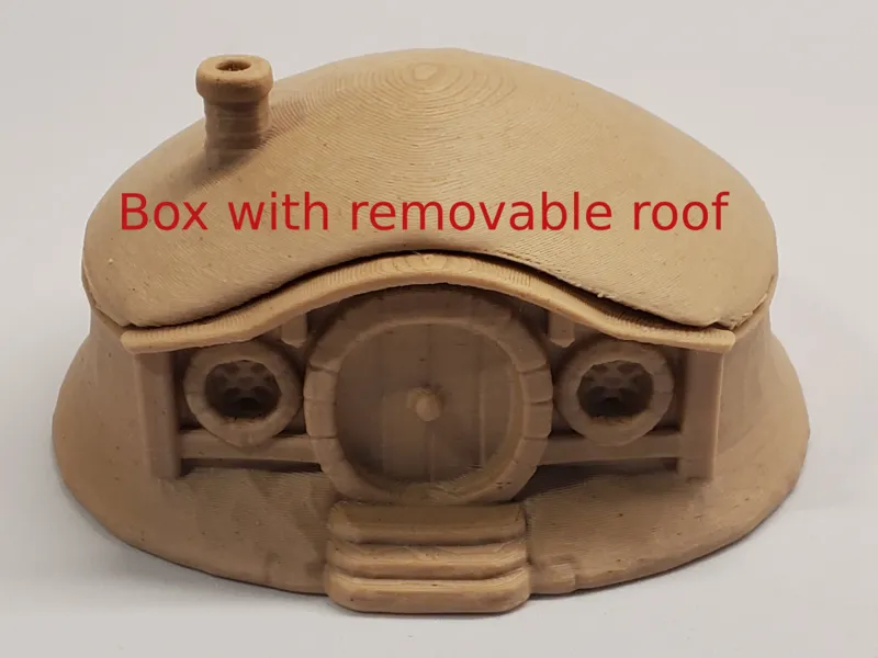 Hobbit House Box with Removable Roof