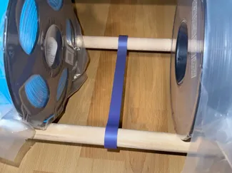 Rod Stabilizer for Modular Filament Spool Rack