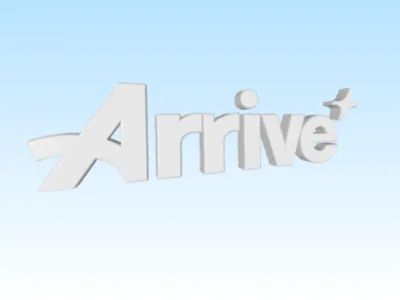 Arrive 3D logo