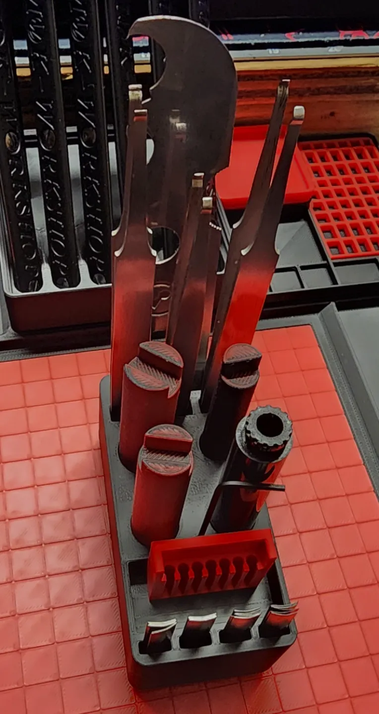 1x2 Gridfinity Lock Gutting Tool Bin
