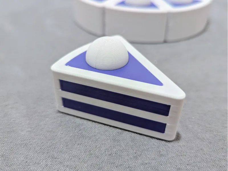 Multicolor Mini Cake Slice