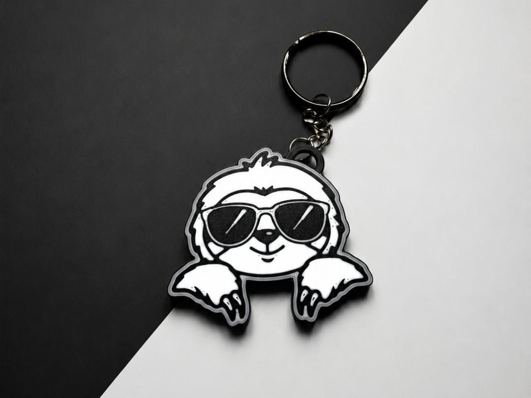 sloth keychain