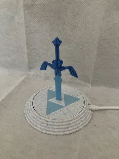 Zelda master sword table lamp
