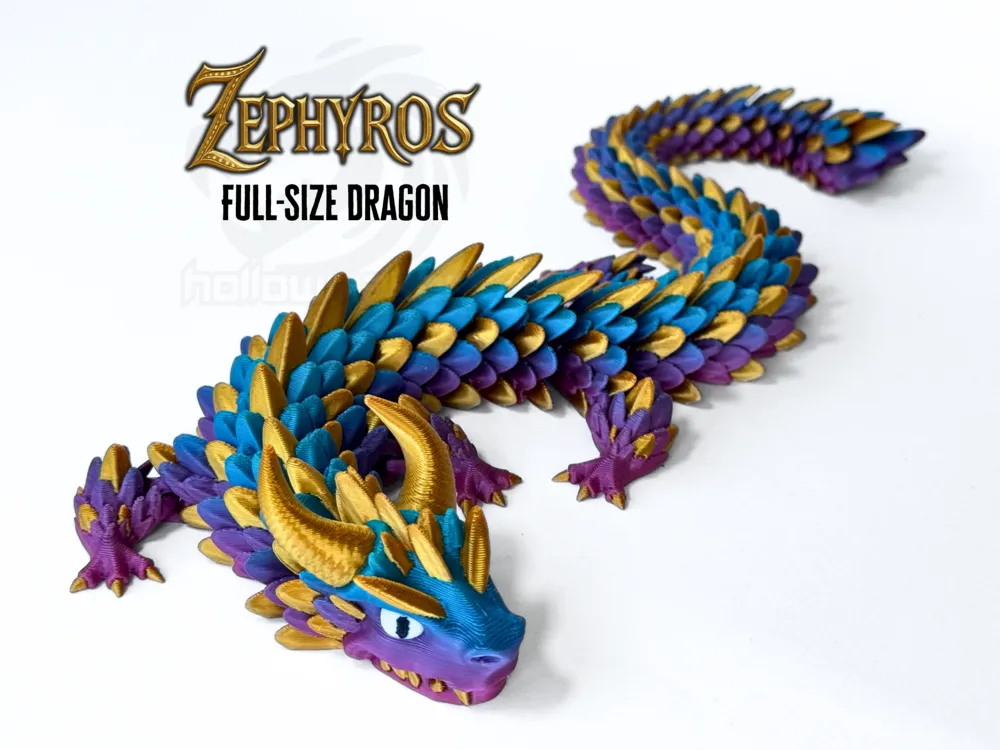 Zephyros - Articulated Dragon (Full-Size) by hollowmaker