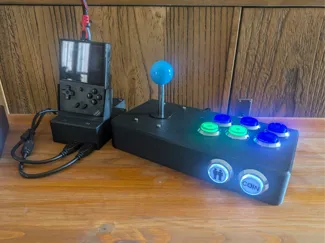 RG35XX PLUS STAND FOR ARCADE STICKS