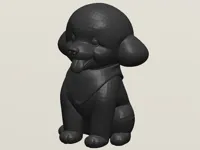 Figurine caniche miniature Brownie — photo 2