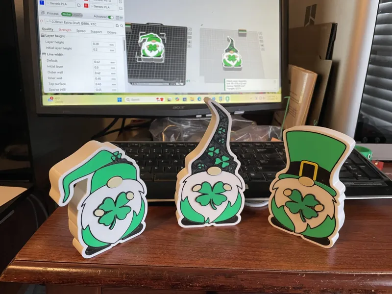 St. Patrick's Day Gnomes