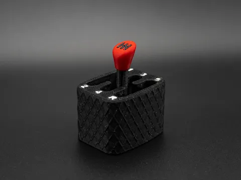 Gear Shift Fidget Toy V2 // Print-in-place view 2